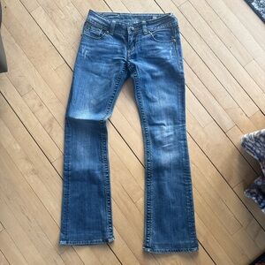 Miss Me Blue Low Rise Bootcut Women's Jeans